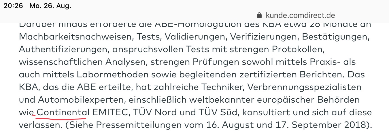 Nachrüsteinheit für saubere Dieselverbrennung 1130695