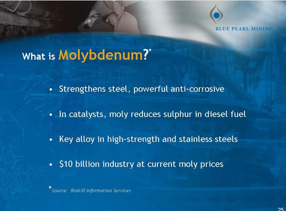 Thompson Creek Metals Faktenübersicht 81488
