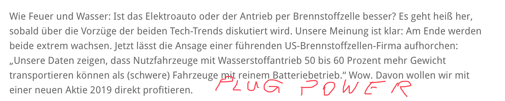 Plug Power - Brennstoffzellen 1111487