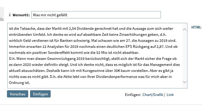 Etwas Wasser in den Wein.... 540811 Aareal bank 1097582