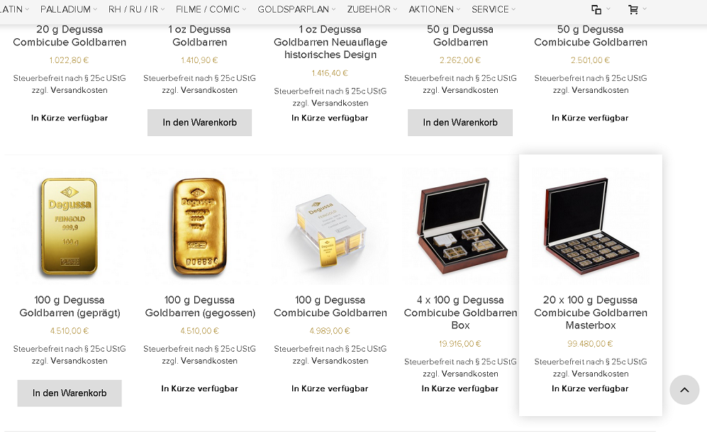 Wenn das Gold redet, dann schweigt die Welt! 1150865