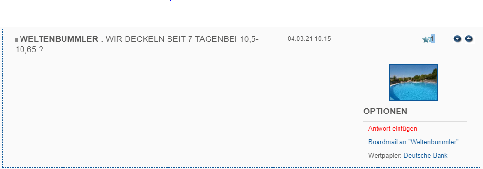 Deutsche Bank - sachlich, fundiert und moderiert 1238573