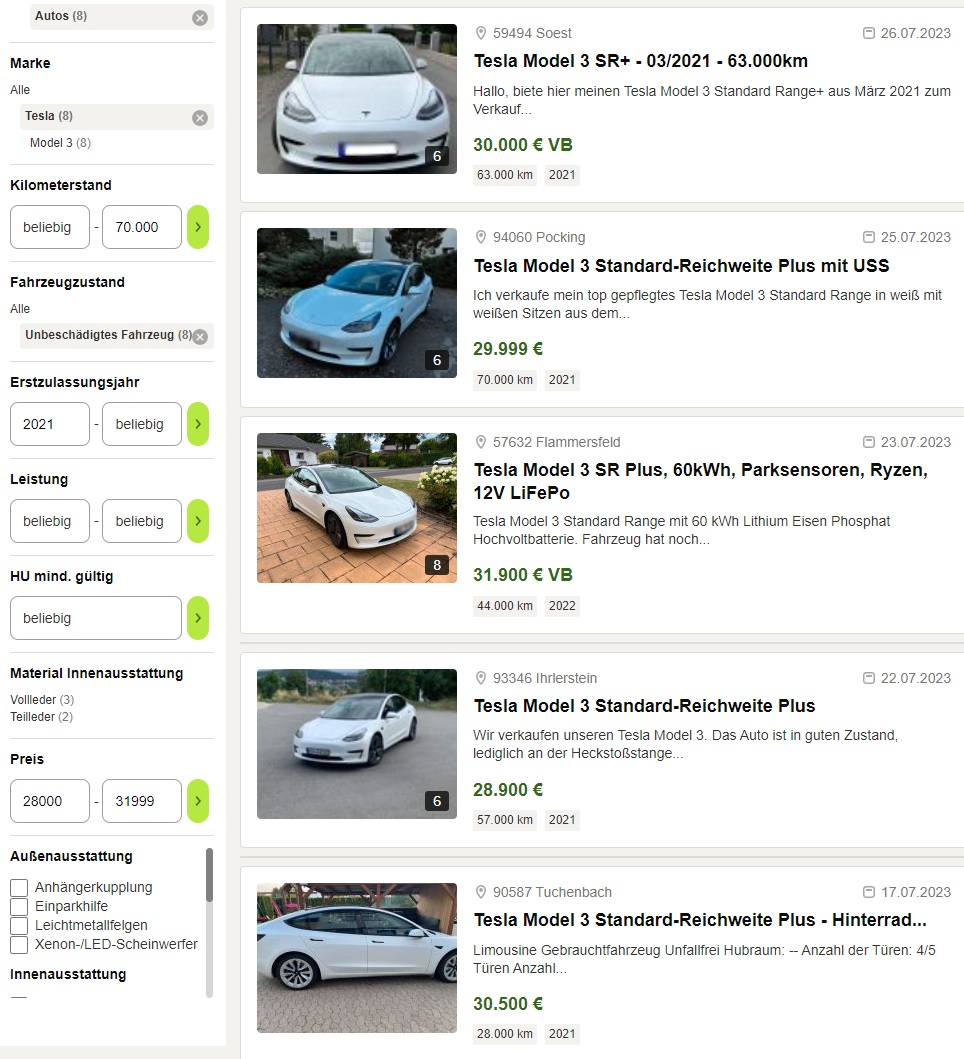 Tesla - Autos, Laster, Speicher und Solardächer 1383630