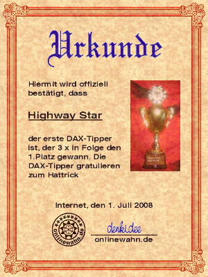 819.DAX-Tippspiel , Mittwoch, 02.07.2008, 17:45 172522
