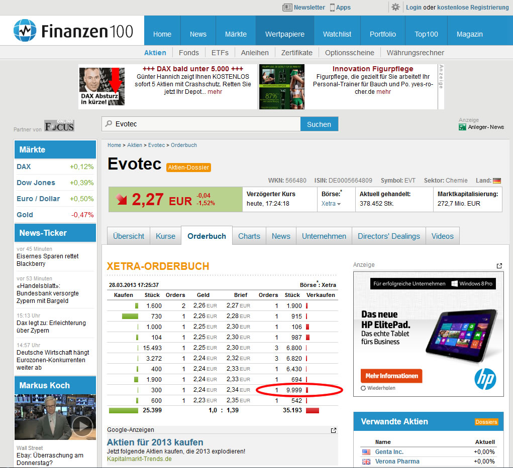 Evotec - E n VO gue T im E to make C ash 592095