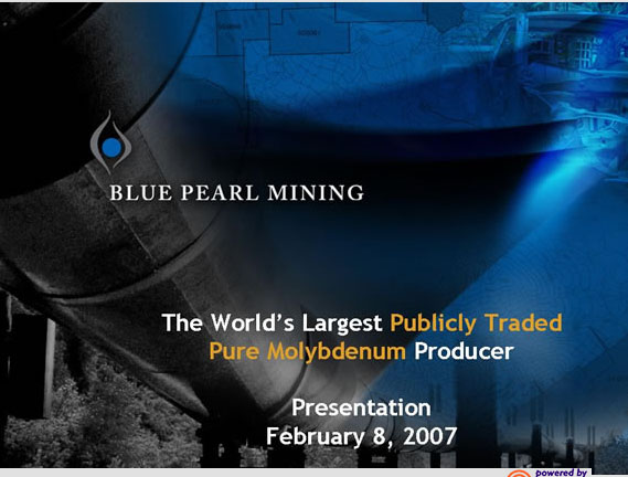 Thompson Creek Metals Faktenübersicht 81464