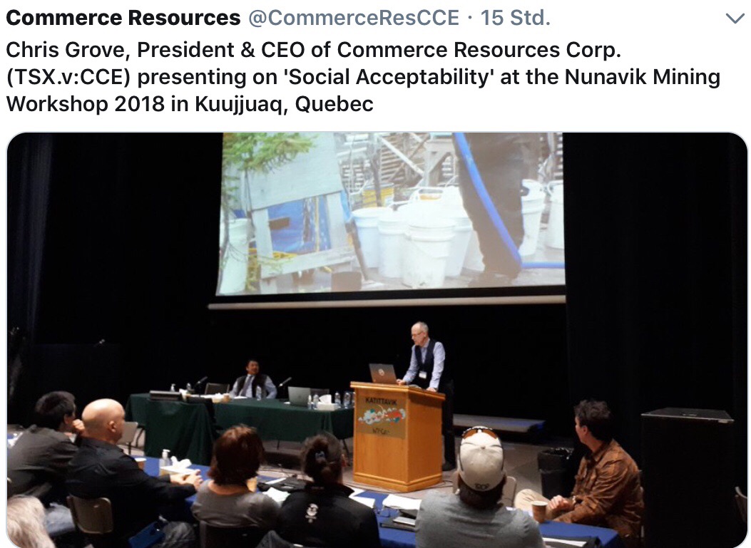 Commerce Resources Seltene Erden Niob Tantal 1051785