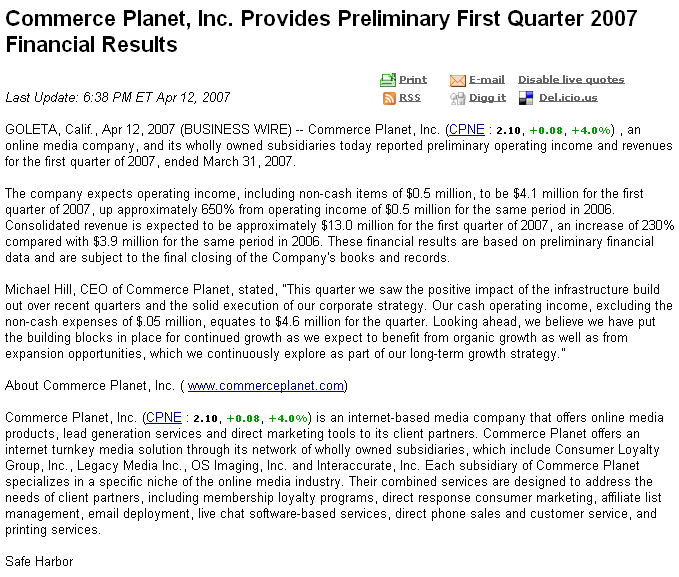 Chartchancen - Commerceplanet Inc. 92439
