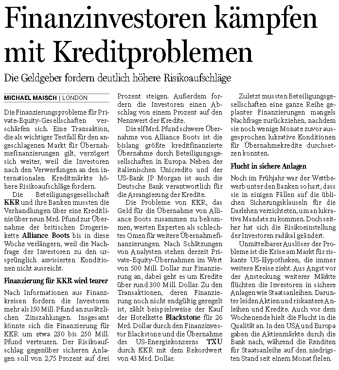 Private Equity geht auf dem Zahnfleisch 110513