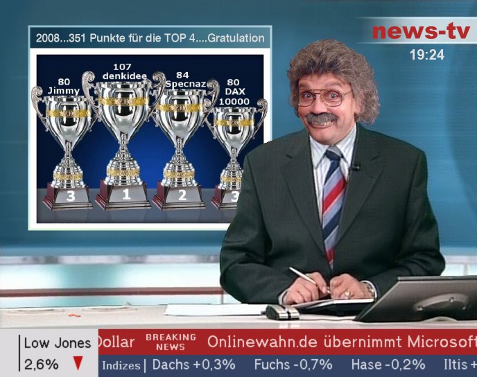 946.DAX Tipp-Spiel *Freitag* 02.01.09, 17.45 Uhr 207860