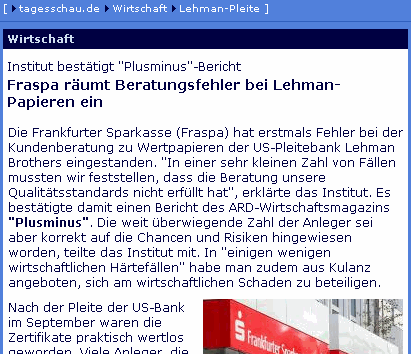 Welche LEHMAN-Producte sind davon betroffen? 229627