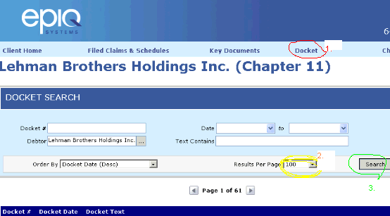 Lehman Brothers Holdings Inc. (LEH) 500906