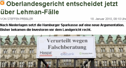 Welche LEHMAN-Producte sind davon betroffen? 292601