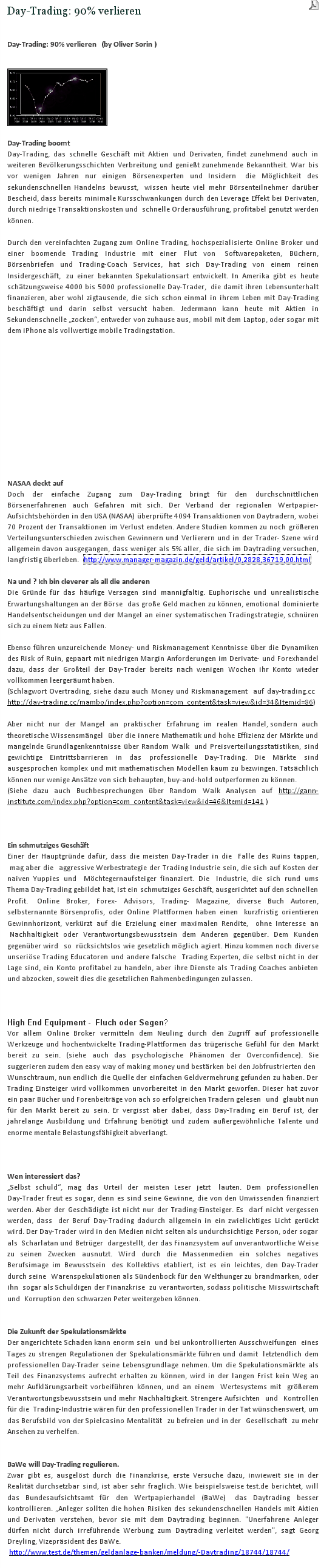 Wie lebt man von der Börse 299561