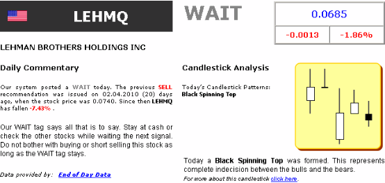 Lehman Brothers Holdings Inc. (LEH) 302395