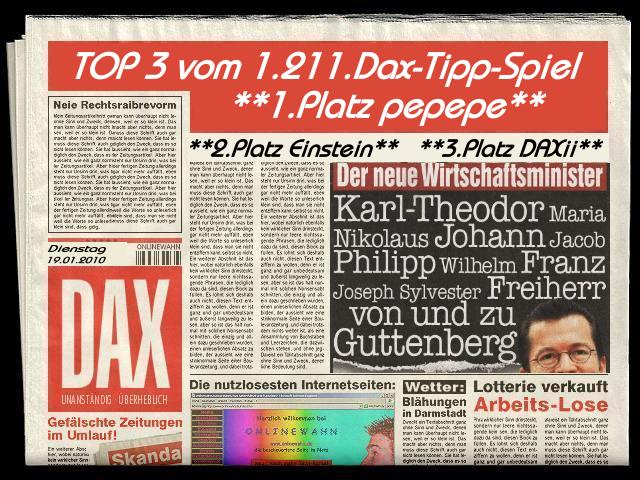 1.212.DAX Tipp-Spiel, Mittwoch, 20.01.10 292942