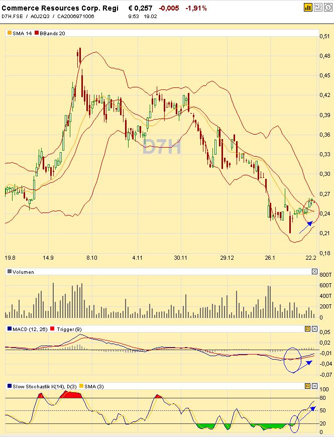 COMMERCE RESOURCES (€ 0,208) 300825