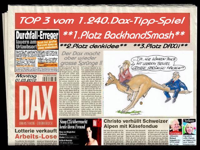 1.241.DAX Tipp-Spiel, Dienstag, 02.03.10 303063