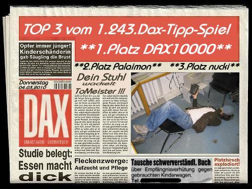 1.244.DAX Tipp-Spiel, Freitag, 05.03.10 303889