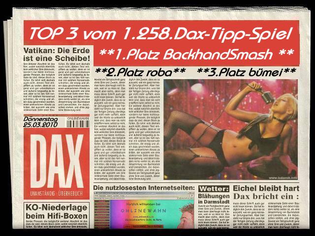 1.259.DAX Tipp-Spiel, Freitag, 26.03.10 309315