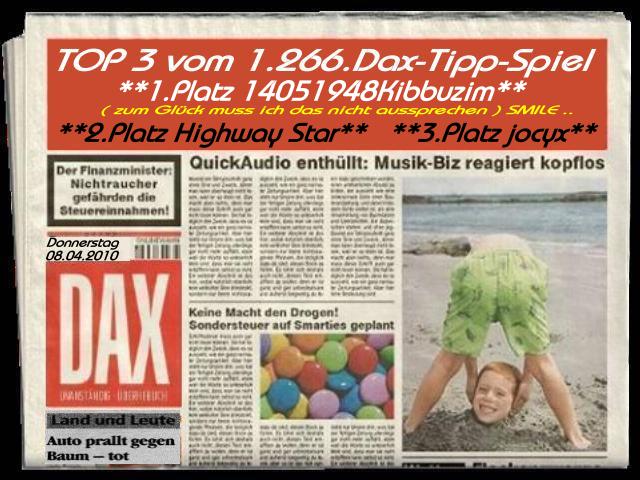 1.267.DAX Tipp-Spiel, Freitag, 09.04.10 312037