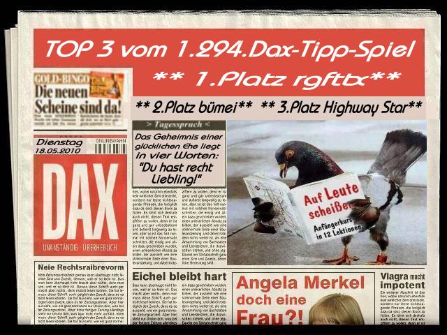1.295.DAX Tipp-Spiel, Mittwoch, 19.05.10 320940