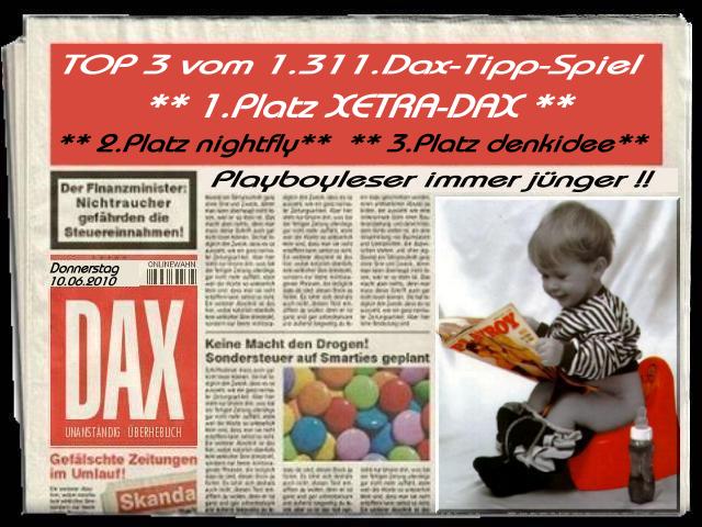 1.312.DAX Tipp-Spiel, Freitag, 11.06.10 325882