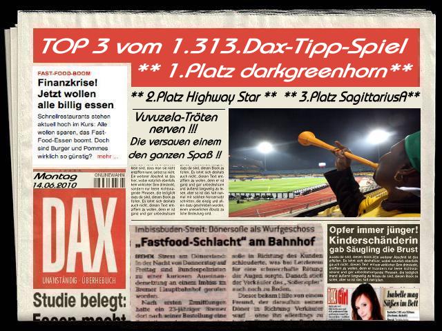 1.314.DAX Tipp-Spiel, Dienstag, 15.06.10 326654