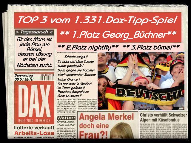 1.332.DAX Tipp-Spiel, Freitag, 09.07.10 331261