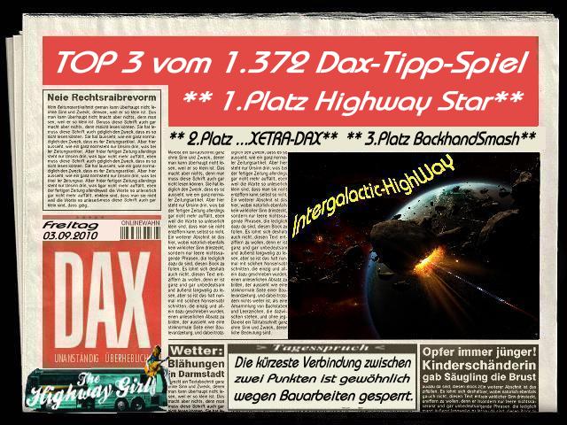 1.373.DAX Tipp-Spiel, Montag, 06.09.10 343072