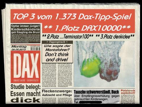1.374.DAX Tipp-Spiel, Dienstag, 07.09.10 343262