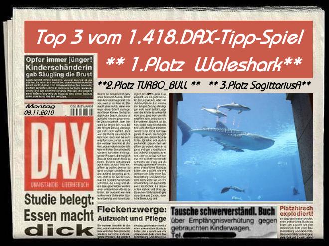 1.419.DAX Tipp-Spiel, Dienstag, 09.11.10 357058
