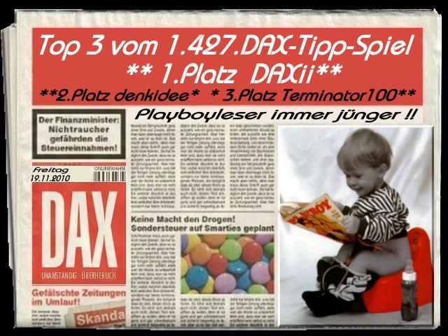 1.428.DAX Tipp-Spiel, Montag, 22.11.10 359837