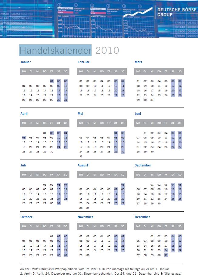 Handelskalender 269880