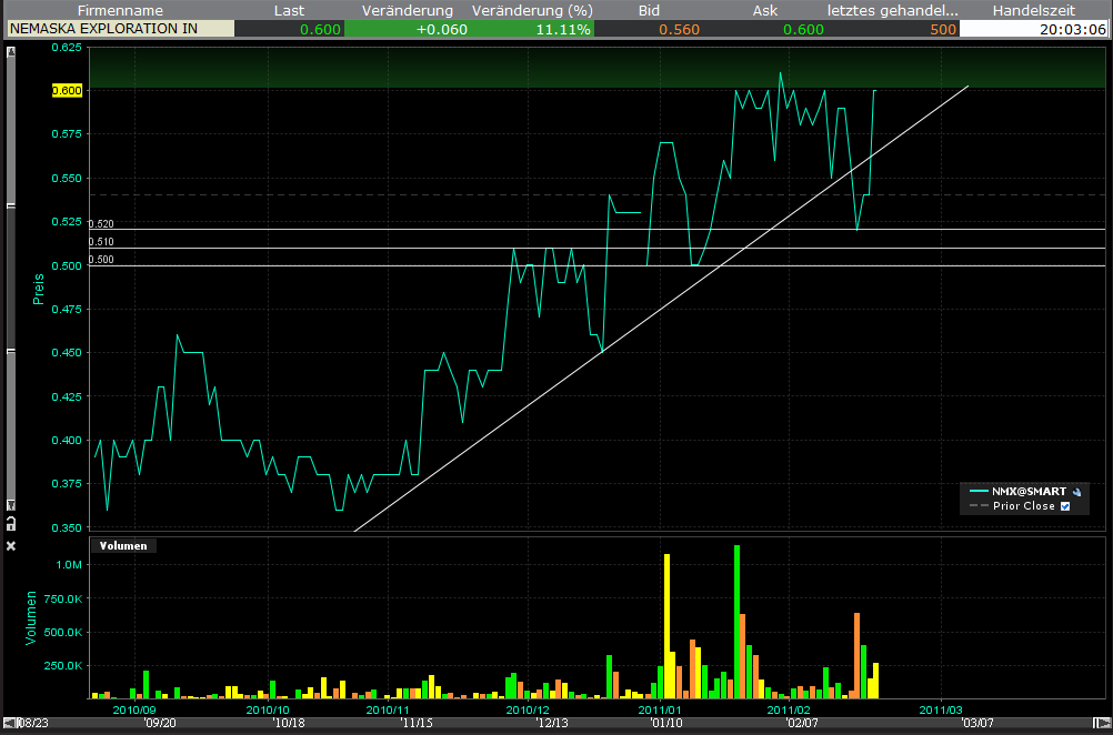 Nemaska Expl. Die günstigste Li2O Aktie der Welt? 382165