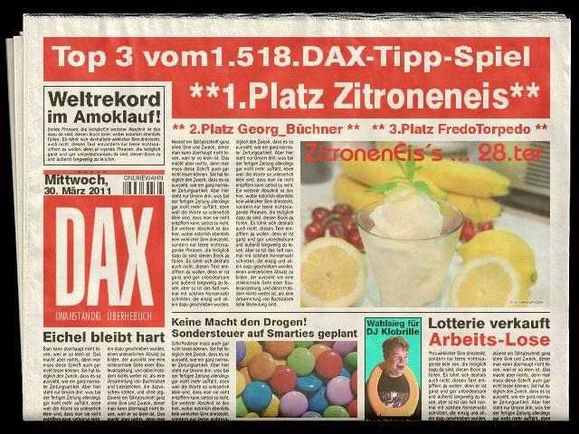 1.519.DAX Tipp-Spiel, Donnerstag, 31.03.11 392033