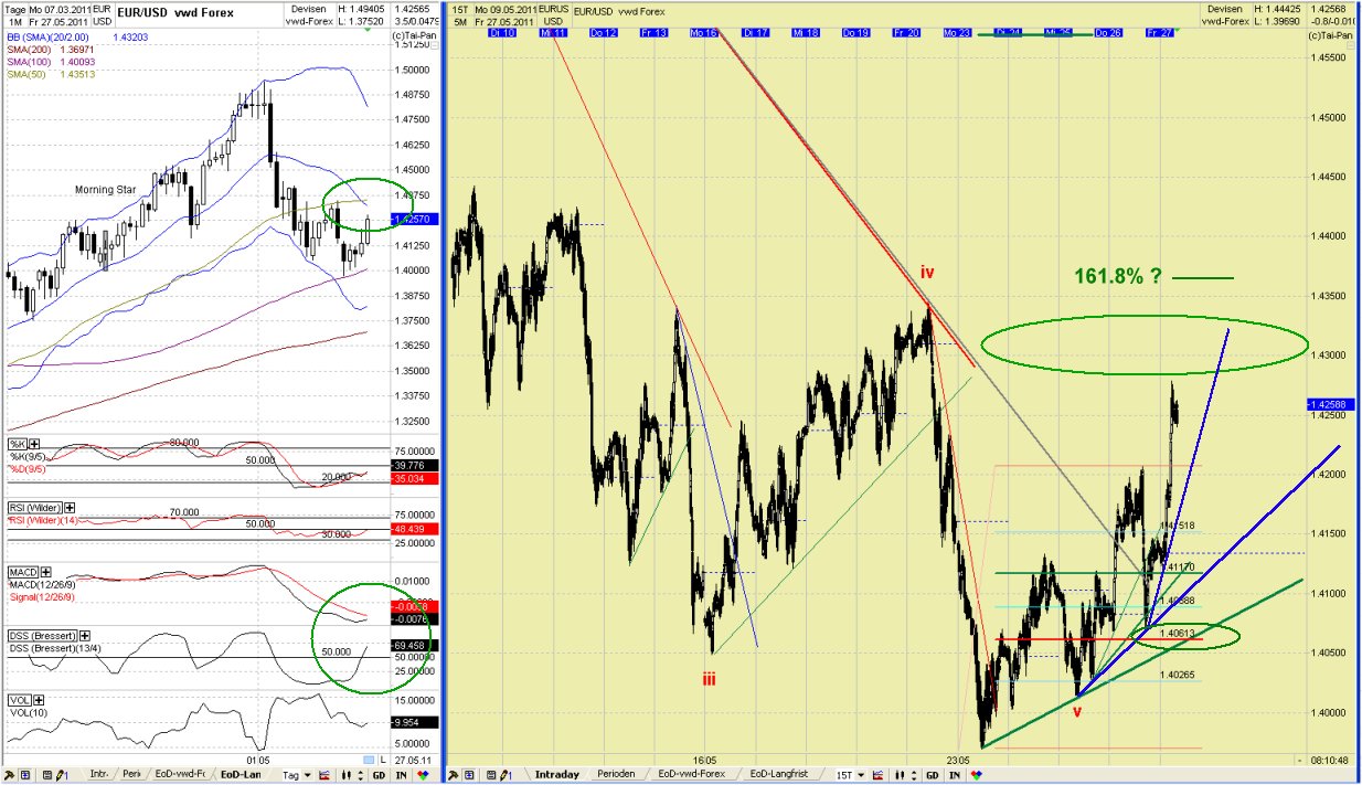 Elliott Wave EUR/USD daily 406820