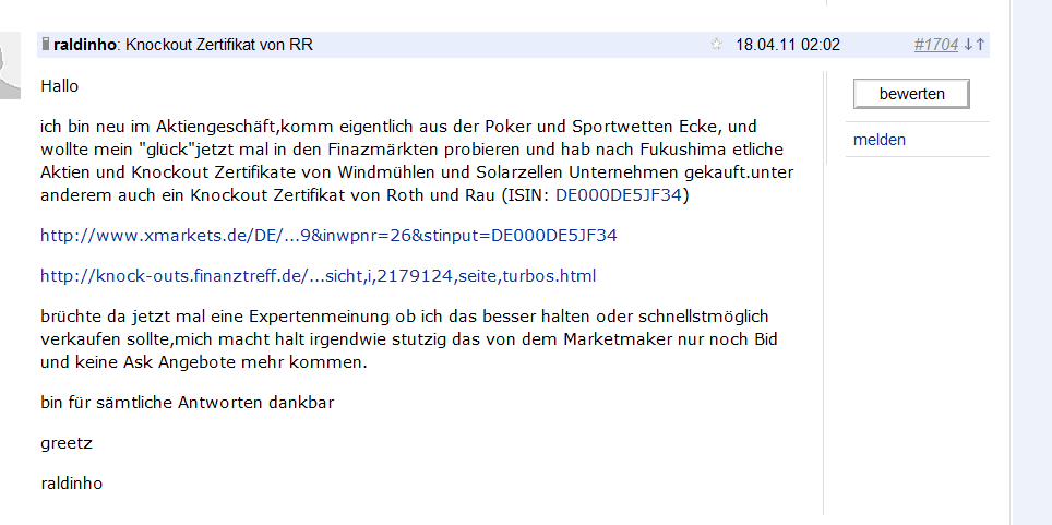 ** News zu SolarWorld ** (SPAM-FREE) 526068