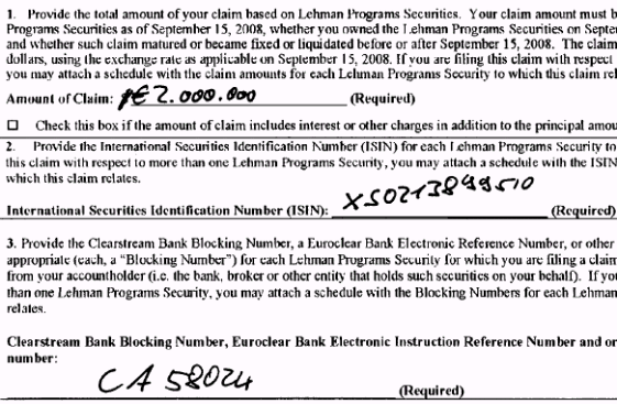 Lehman Brothers Holdings Inc. (LEH) 505126