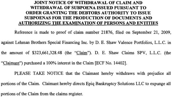 Lehman Brothers Holdings Inc. (LEH) 609887