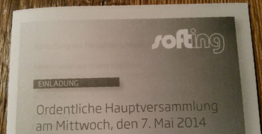 Softing AG - Die M2M Company 716491