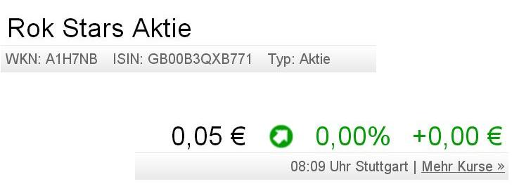 Rok Stars PLC 899518