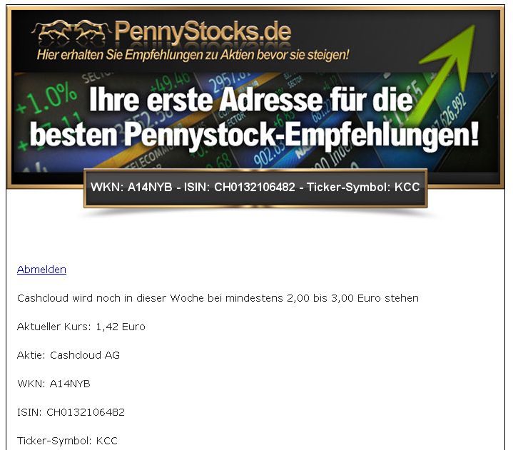 Cashcloud IPO - interessant? 915638