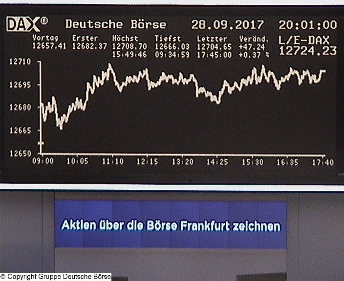 3.175.DAX Tipp-Spiel, Montag, 02.10.2017,17.45 H 1015081
