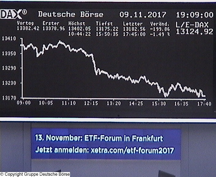 3.205.DAX Tipp-Spiel, Montag, 13.11.2017,17.45 H 1023167