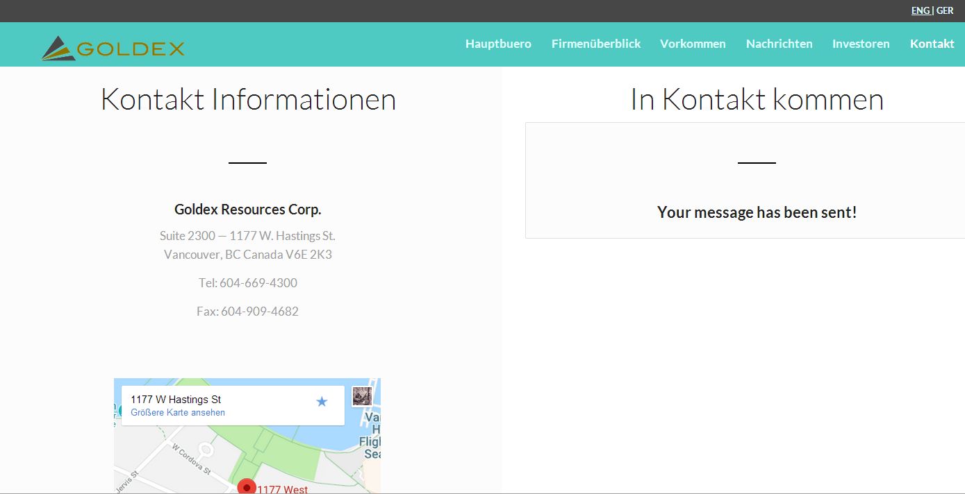 Goldex resources ... Kursrakete 1064154