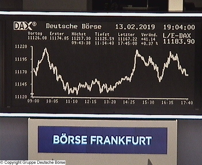 3.522.DAX Tipp-Spiel, Freitag, 15.02.2019,17.45 H 1096771