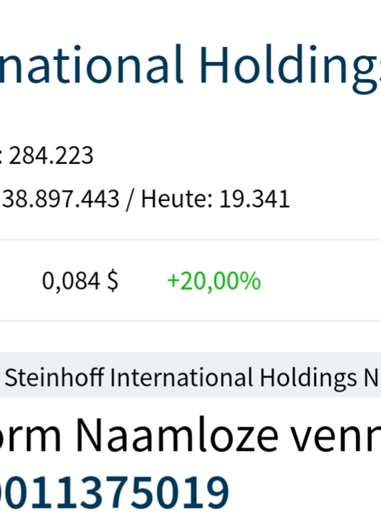 Steinhoff International Holdings N.V. 1222329