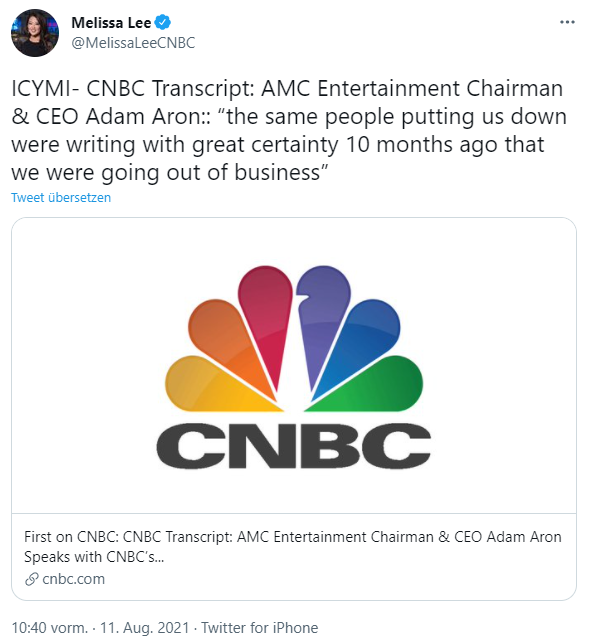 AMC Entertainment Holdings 2.0 - Todamoon?!? 1268410