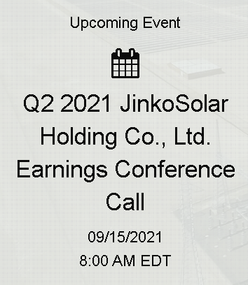 Jinko Solar vor einer Neubewertung ? 1271608